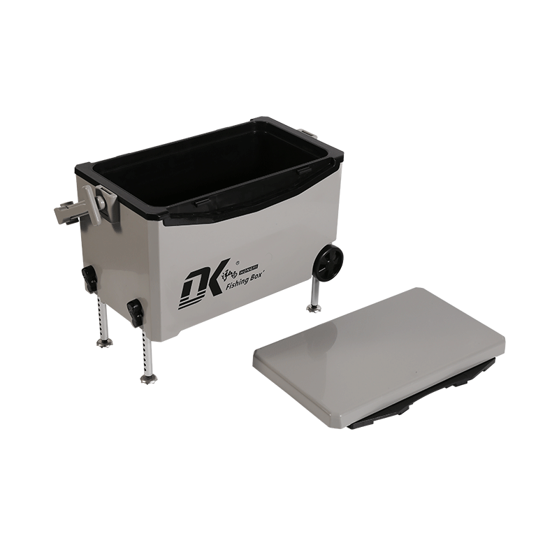 Caja enfriadora de pesca de agua de 35L, ruedas de hielo, plataforma elevable aplicable para todo terreno, caja de pesca