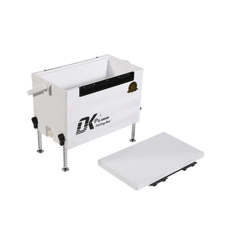 Caja de pesca de mesa elevable de tipo plano de 32L, aislamiento, herramientas de pesca portátiles