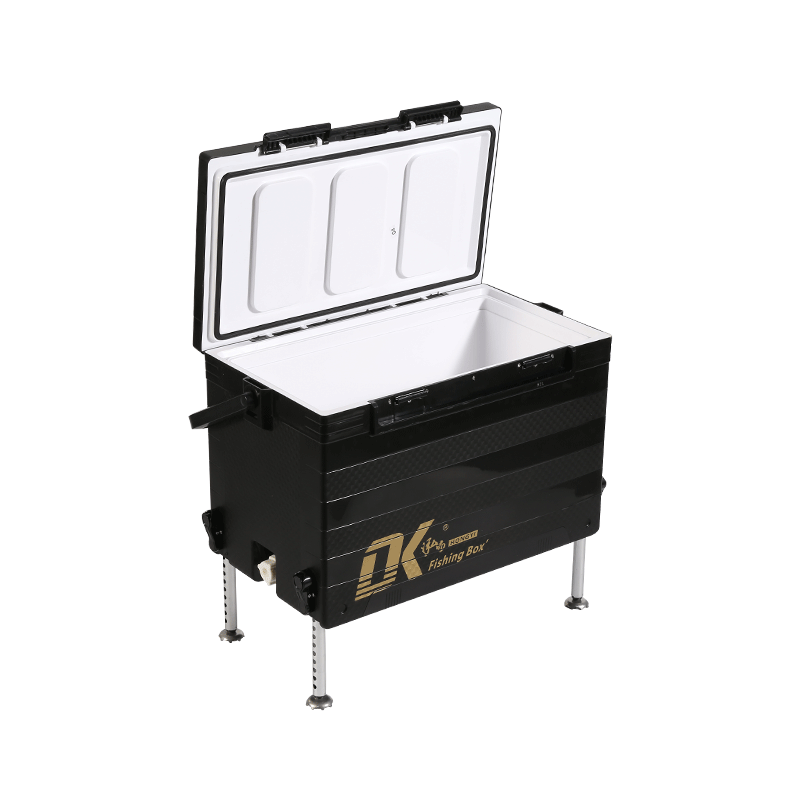 Caja de pesca de mesa elevable de tipo plano de 32L, aislamiento, herramientas de pesca portátiles