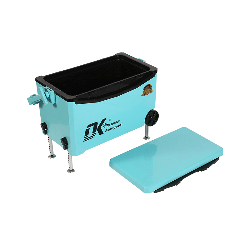 Caja enfriadora de pesca de agua de 35L, ruedas de hielo, plataforma elevable aplicable para todo terreno, caja de pesca