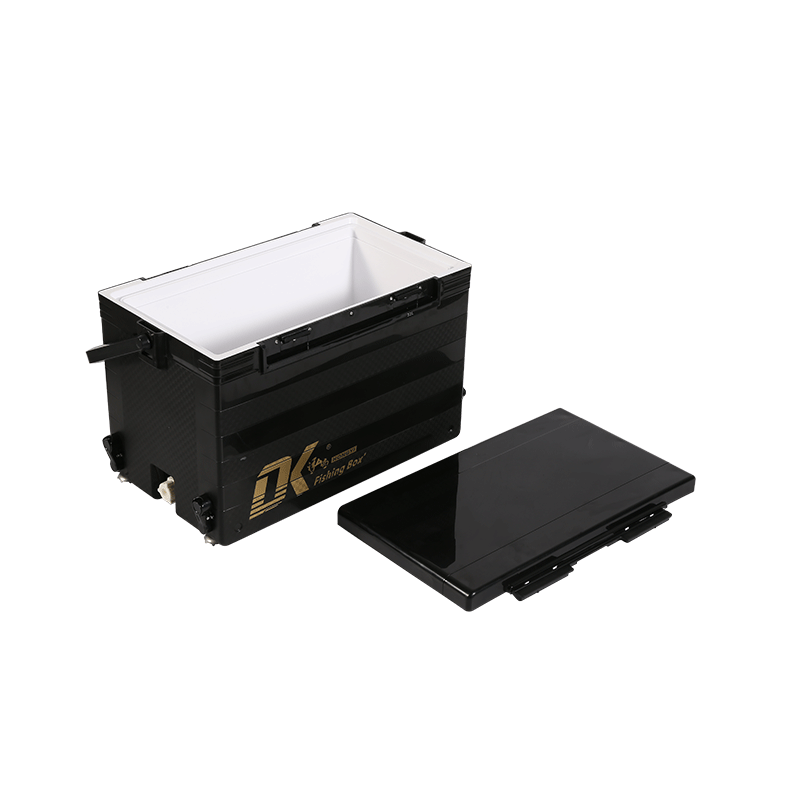 Caja de pesca de mesa elevable de tipo plano de 32L, aislamiento, herramientas de pesca portátiles