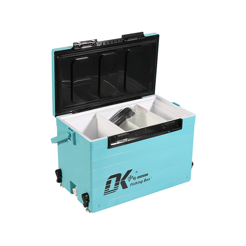 Caja de pesca de mesa elevable de tipo plano de 32L, aislamiento, herramientas de pesca portátiles