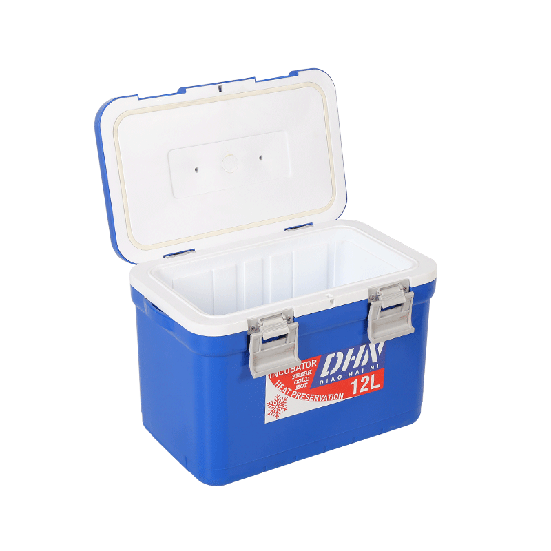 Enfriador de caja de hielo duro doméstico montado en vehículo de 12L, caja de cadena de frío para medicamentos refrigerados por vacunas