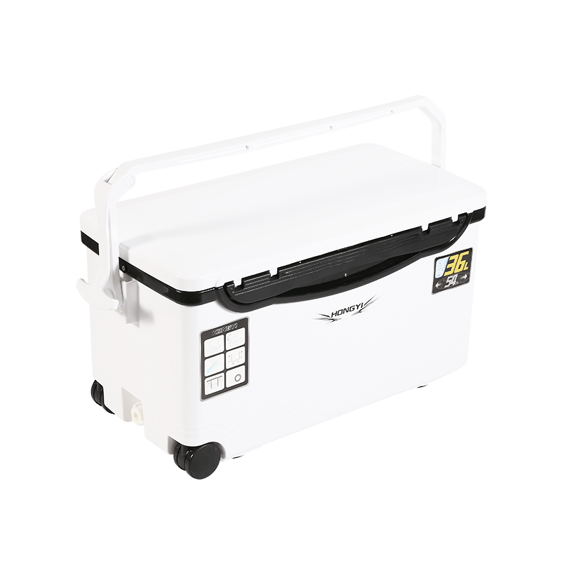 Fiambrera comercial de grado alimenticio de 36 l, caja de refrigeración de hielo portátil para catering, caja de cadena fría