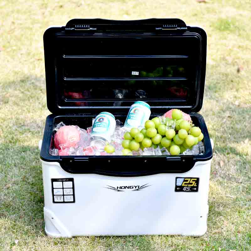 Caja de pesca de mar multifuncional portátil ultraligera para tableta de 25L caja de refrigeración de hielo para pesca al aire libre